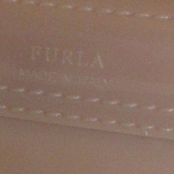 Furla Women's Nude Elegant Beige Candy Bon Bon Mini Bag Made in Italy - Picture 12 of 12